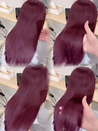 ロング カラー うる艶カラー銀座 美容師⭐️こうへいのヘアスタイル
