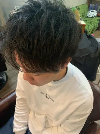 ショート ✨上村 潤平✨メンズヘア✨のヘアスタイル