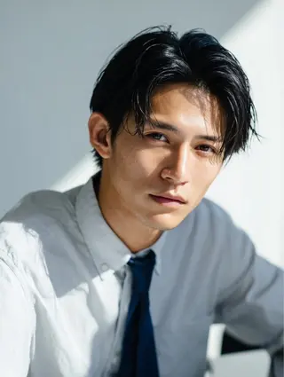 ショート パーマ メンズ Men's特化 ✂️ 垢抜けヘア/宮澤蓮のヘアスタイル