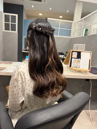 ロング 加藤 あおいのヘアスタイル