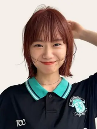 ミディアム 八村 一花のヘアスタイル