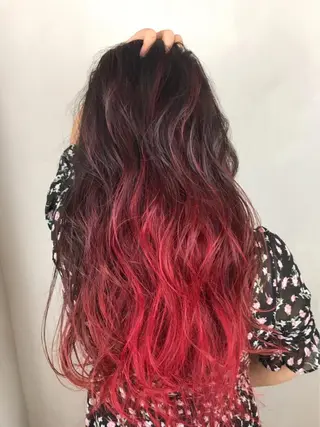 ロング カラー BROCANTE立川 karasawa.nのヘアスタイル