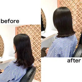 ミディアム 川間 将彦のヘアスタイル