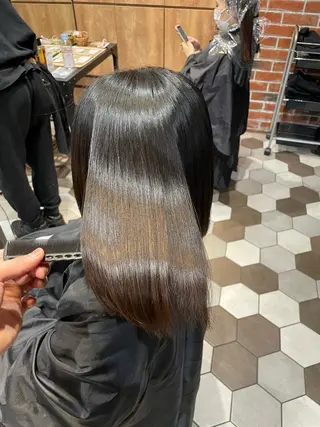 ショート 髪質改善、縮毛矯正 Core梅田茶屋町店のヘアスタイル