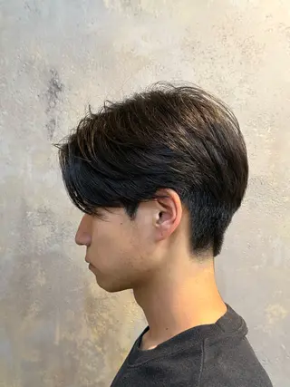 ミディアム メンズ 田中 叶夢のヘアスタイル