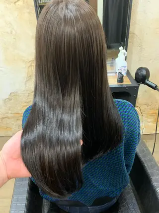 ロング カラー チバ ヒロトのヘアスタイル