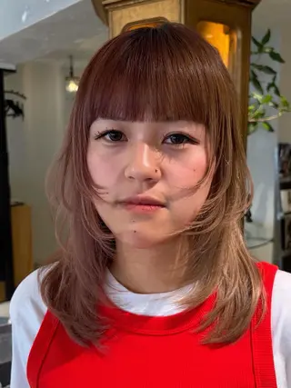 ミディアム 河村 雛花のヘアスタイル