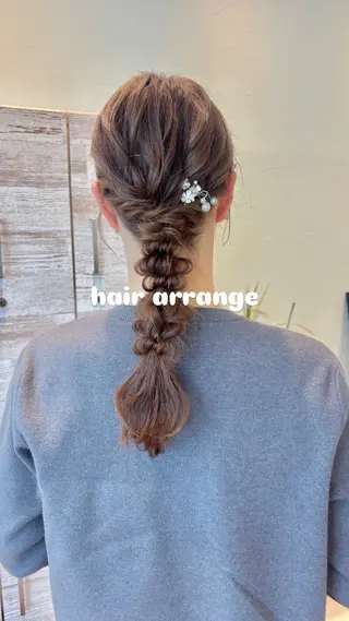 ヘアアレンジ メンズカットパーマ/ ヘアセット🎀Amiのヘアスタイル