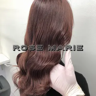ロング カラー パーマ ヘアアレンジ メンズ キッズ ネイル マツエク・マツパ 上品＆韓国風 🥀海心🥀のヘアスタイル