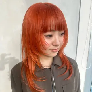 カラー デザインカラー/パー マ🦖外岡咲希🦖のヘアスタイル