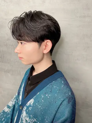 パーマ メンズ 静岡 / 毛流れ特化 /下居真大のヘアスタイル