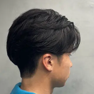 ミディアム パーマ ヘアアレンジ メンズ fifth 石川 凪のヘアスタイル