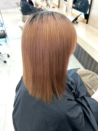 ミディアム TSUBASA/ 韓国ヘアAFLOATのヘアスタイル