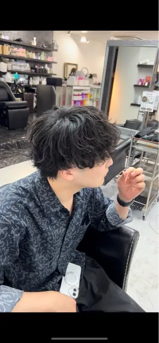 ミディアム 中嶋泰斗 カットモデル募集のヘアスタイル
