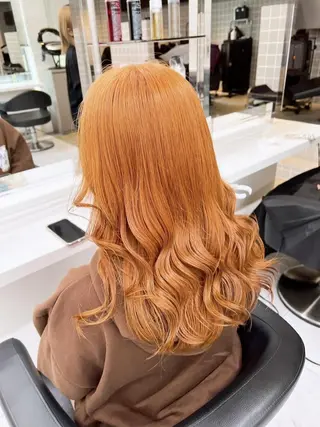 カラー ロング ハイトーン💎✨ 福岡天神のヘアスタイル