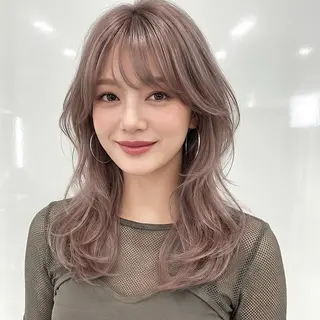 ロング インナーカラー◆ ダブルカラー◆ 上原のヘアスタイル
