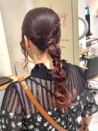 ヘアアレンジ 堀内 菜々美のヘアスタイル