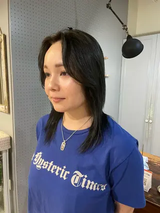 ミディアム カラー 🤩噂のMr.髪ポジ ティブ®️yu🤩のヘアスタイル