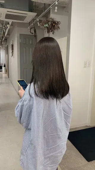 ロング パーマ Chainon 山中 拓也のヘアスタイル