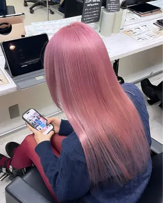 ロング カラー レイヤー/ブリーチ/ エクステ💫ひかるのヘアスタイル
