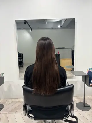 ロング カラー 熊取谷 茉那のヘアスタイル