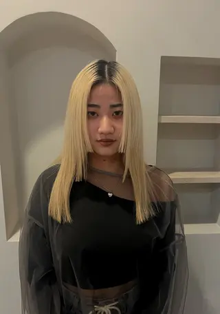 ミディアム 野呂 育摩のヘアスタイル
