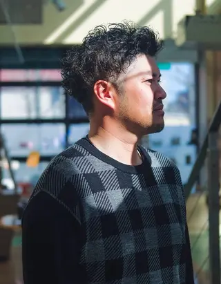 メンズ 透明感カラー🫧 Kanaのヘアスタイル