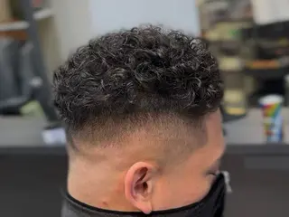パーマ メンズ 藪野 悠のヘアスタイル