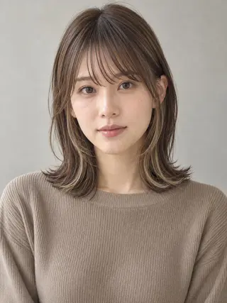 ミディアム "オトナ髪”/ LAKA TOCCAのヘアスタイル