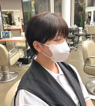 ショート ♡レイヤーボブ パーマ/うらら♡のヘアスタイル
