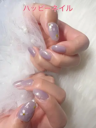 ネイル ハッピーネイル 蘭のネイルデザイン