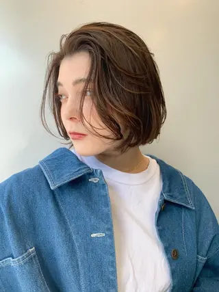 ショート カラー パーマ sakoda shunkiのヘアスタイル