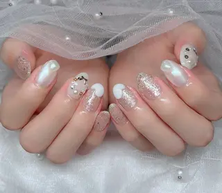ネイル 🎀PG🩵 ネイルサロンのネイルデザイン