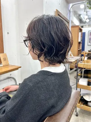 ミディアム パーマ メンズ 木村陸弥🌿似合わせ 再現性メンズヘアのヘアスタイル