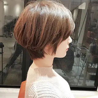 ショート カラー 大人女性ショート専門 tomodaのヘアスタイル