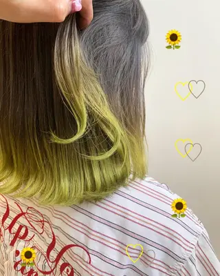 ミディアム カラー 新宿駅近♡個室 ♡関口三都季🌜のヘアスタイル