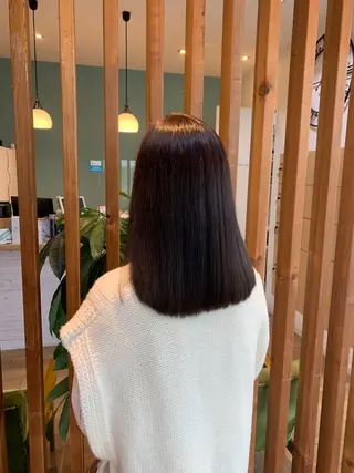 ミディアム 髪質改善カラーズ カフェプラスのヘアスタイル