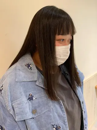 セミロング パーマ 💖クボ モモ💖のヘアスタイル