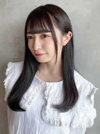 セミロング カラー ITbyALBUM 浦和店のヘアスタイル