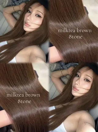 ロング カラー みうる🎀透明感艶髪 🫧レイヤーカットのヘアスタイル