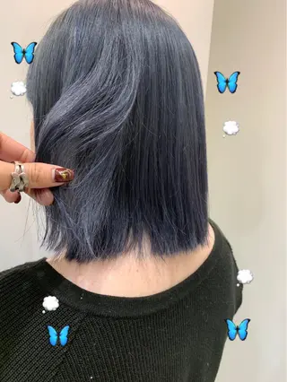 ミディアム カラー 新宿駅近♡個室 ♡関口三都季🌜のヘアスタイル