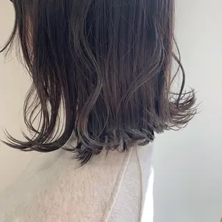 ミディアム カラー 名駅🦢大人艶カラー 🪽カミヤアカネのヘアスタイル