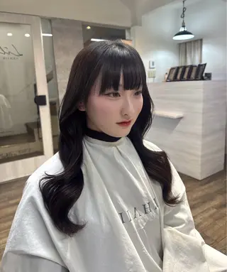 ロング Rena/韓国 /ワンホンヘアのヘアスタイル