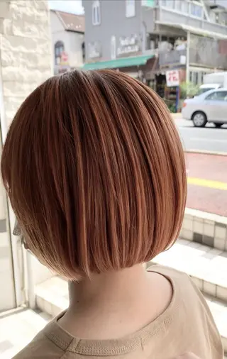 ミディアム 片山 果美のヘアスタイル