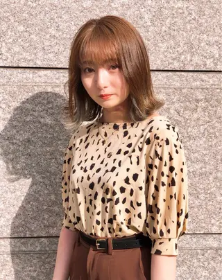 ショート カラー 中島 大聖のヘアスタイル