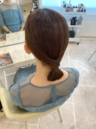 セミロング ヘアアレンジ yua モデル募集のマツエク・マツパデザイン