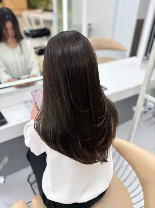 セミロング 🫧かいり🌷韓国 🪽烏丸❣️のヘアスタイル