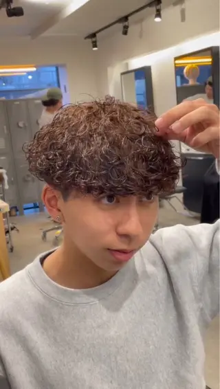 パーマ メンズ fifth 武正 琉生のヘアスタイル