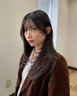 ロング 赤嶺 雅姫のヘアスタイル