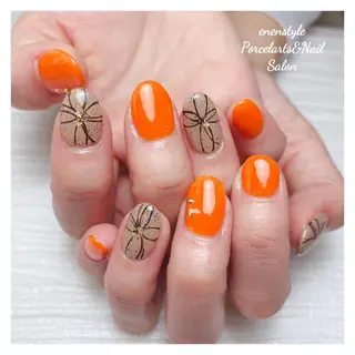 ミディアム ネイル 🐾enen style 🐾のネイルデザイン
